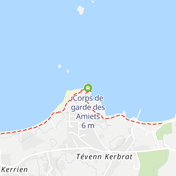 Map of Corps de garde des Amiets