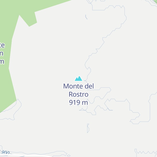 Map of Monte del Rostro