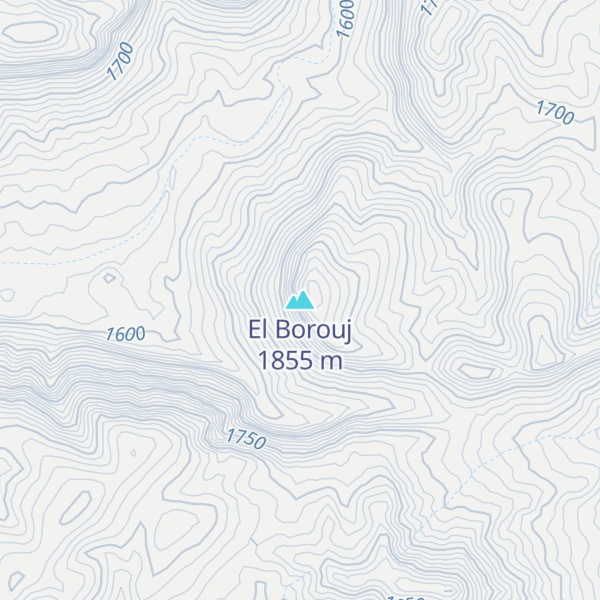 Map of El Borouj