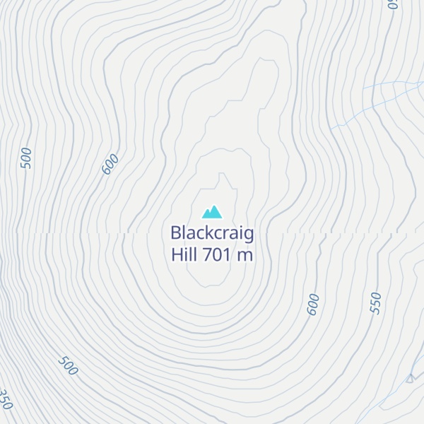 Map of Blackcraig Hill