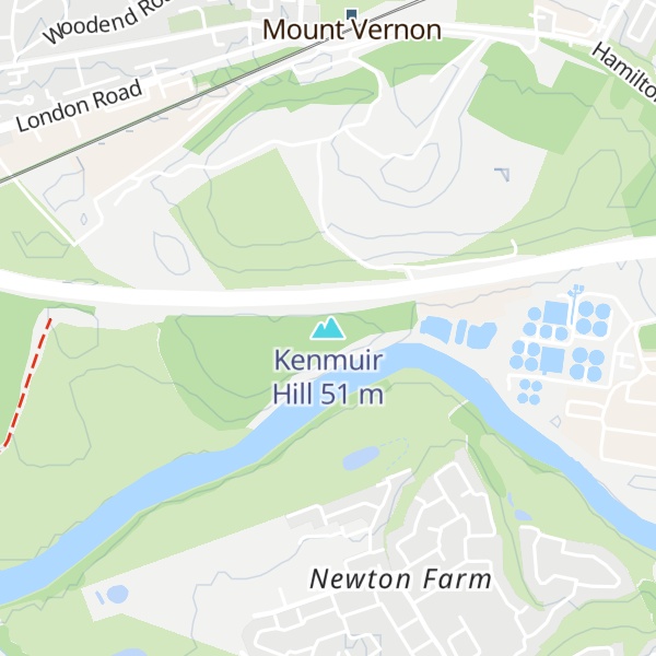 Map of Kenmuir Hill