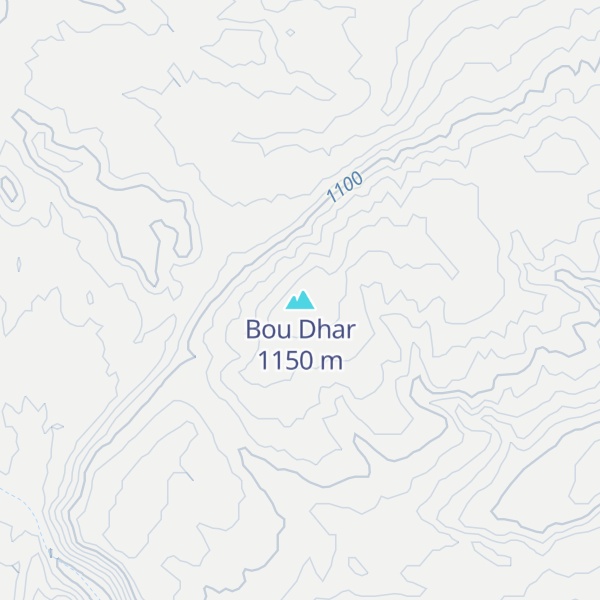 Map of Bou Dhar