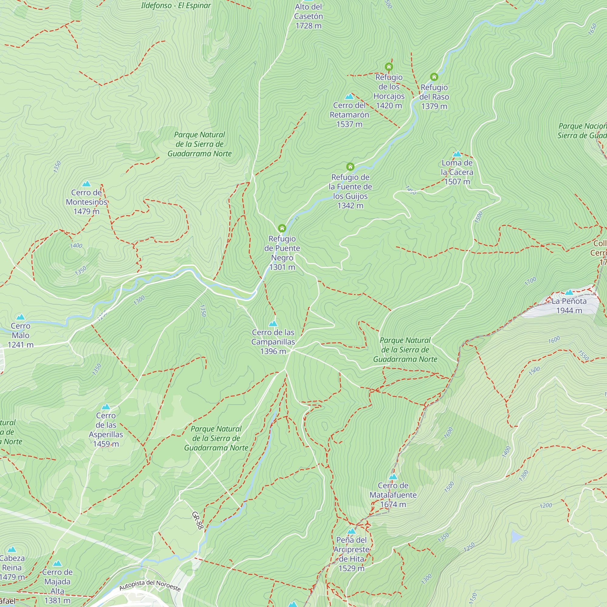 Refugio Libre el Vivero map