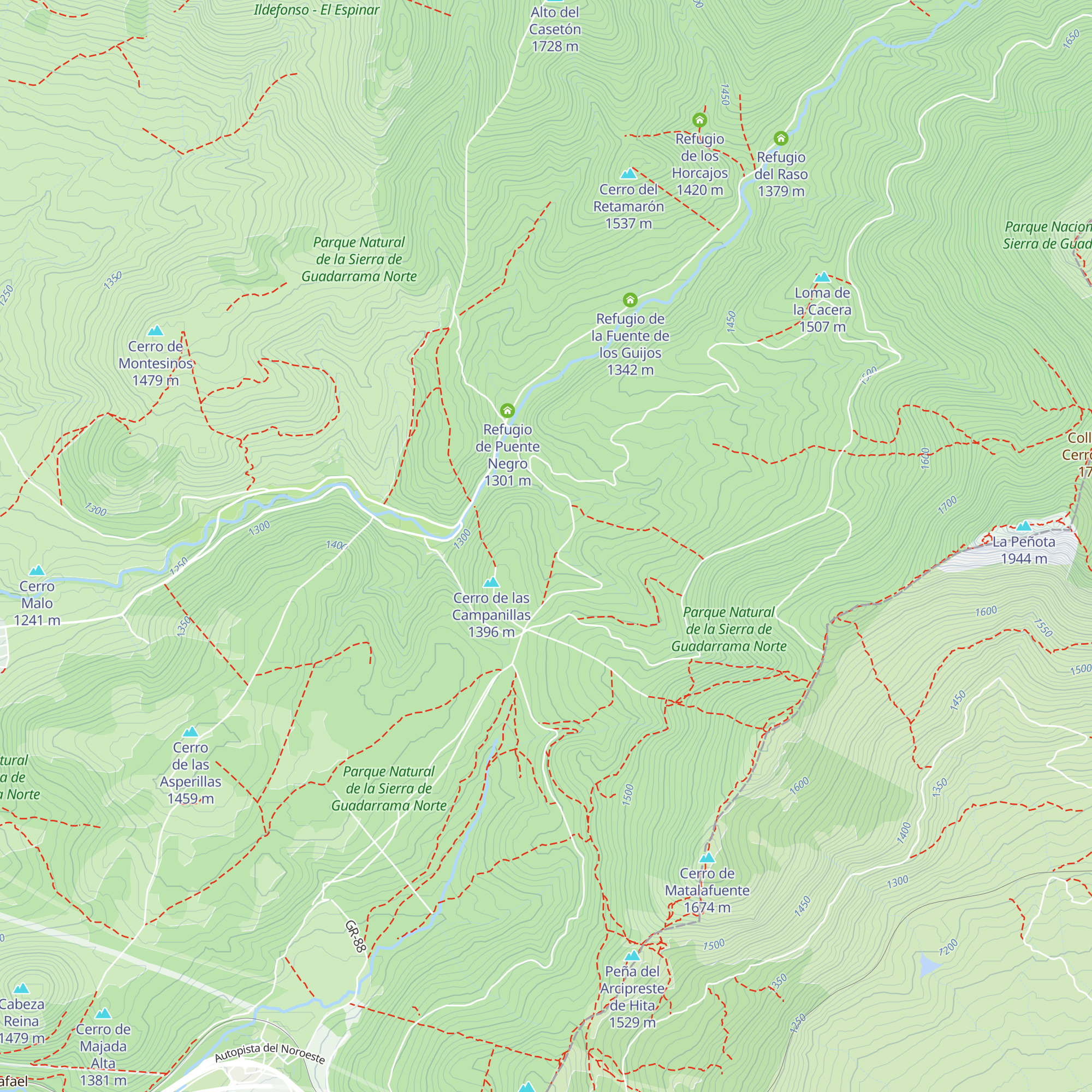 Refugio Libre el Vivero map