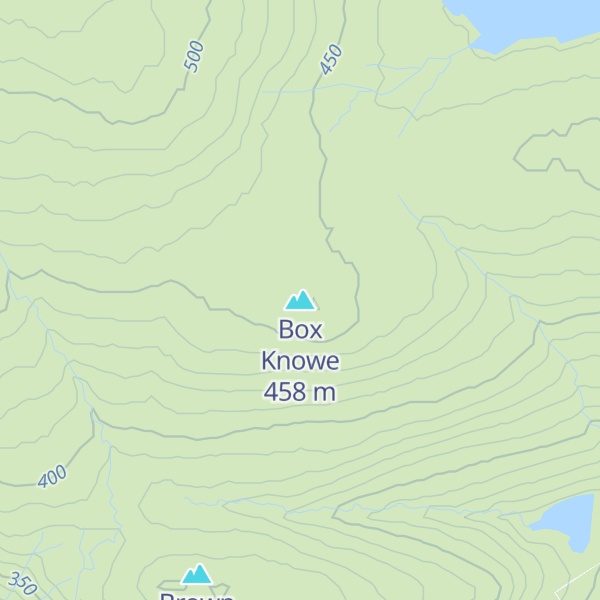 Map of Box Knowe