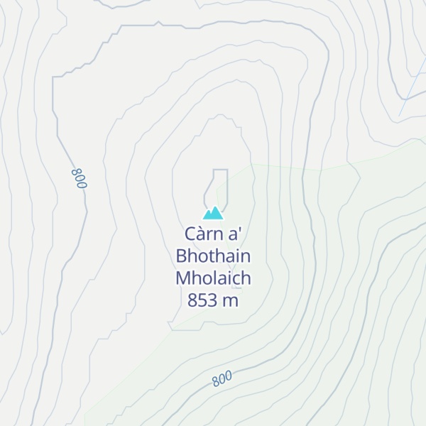 Map of Càrn a' Bhothain Mholaich