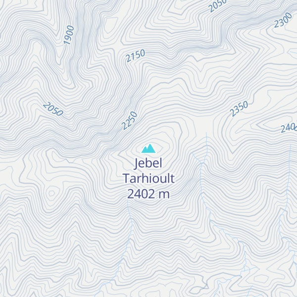 Map of Jebel Tarhioult