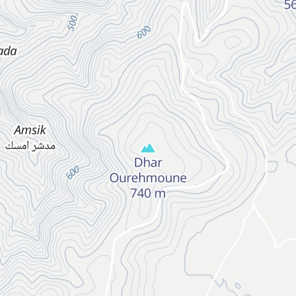 Map of Dhar Ourehmoune