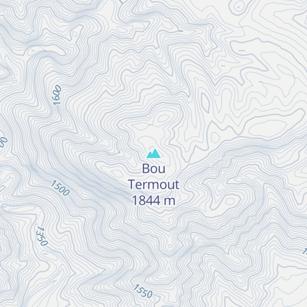 Map of Bou Termout