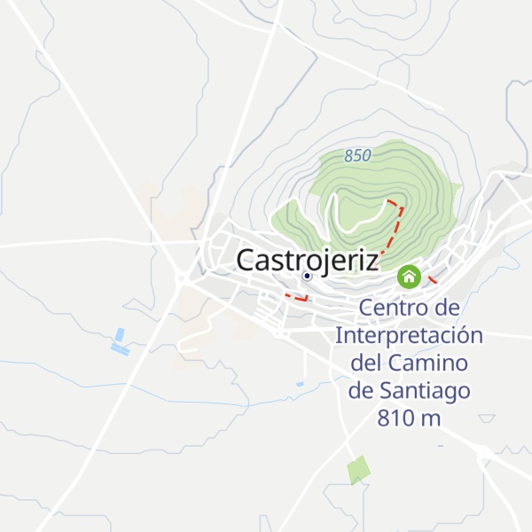 Map of Refugio de peregrinos de San Juan