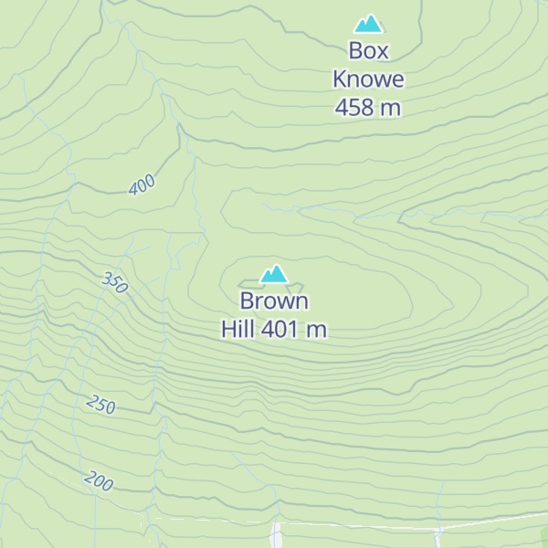 Map of Brown Hill