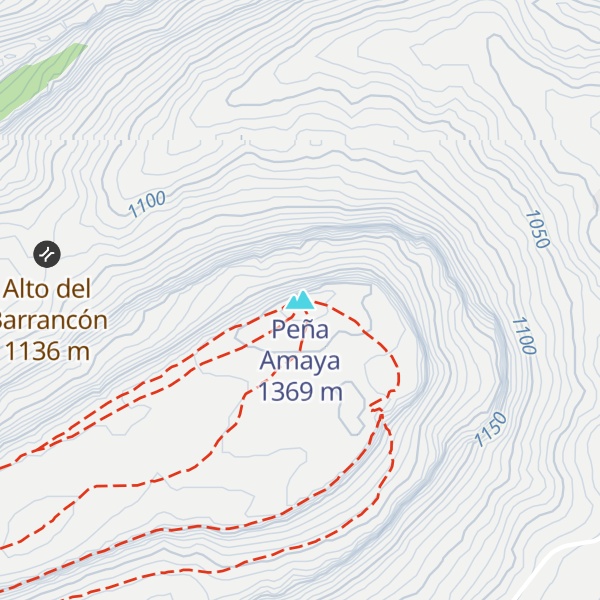 Map of Peña Amaya