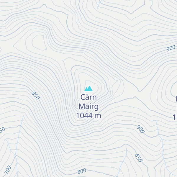 Map of Càrn Mairg
