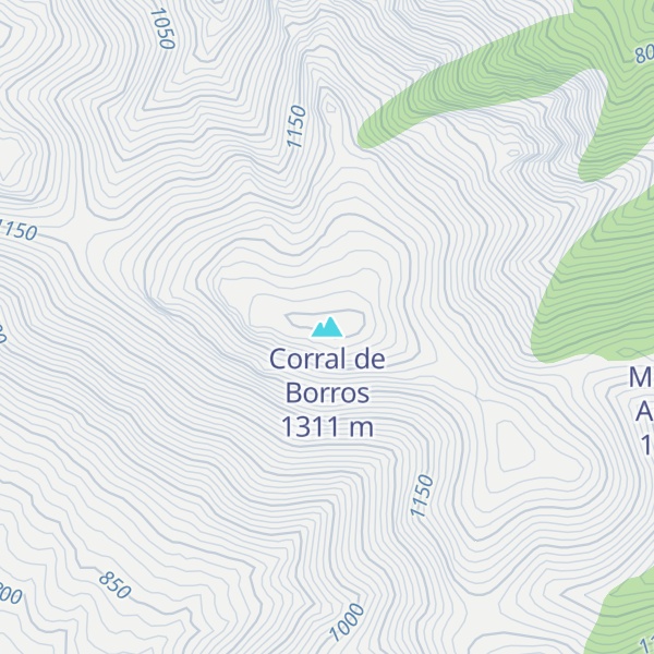 Map of Corral de Borros