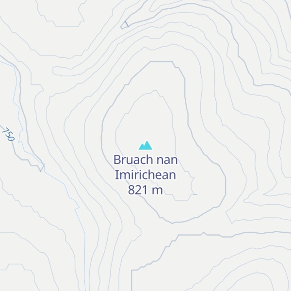 Map of Bruach nan Imirichean