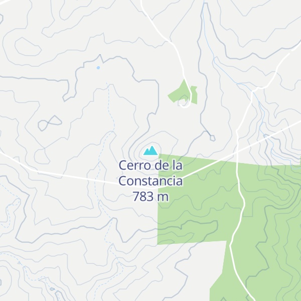 Map of Cerro de la Constancia