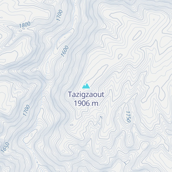 Map of Tazigzaout