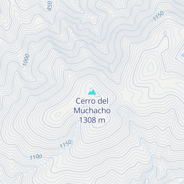 Map of Cerro del Muchacho