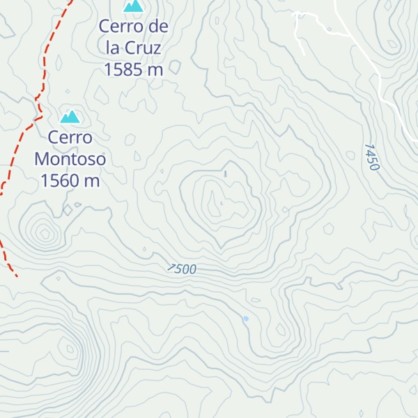 Map of Cerro del Jabalí o del Roble