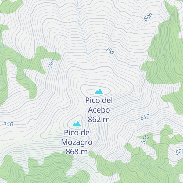 Map of Alto de Tranvoscuetos