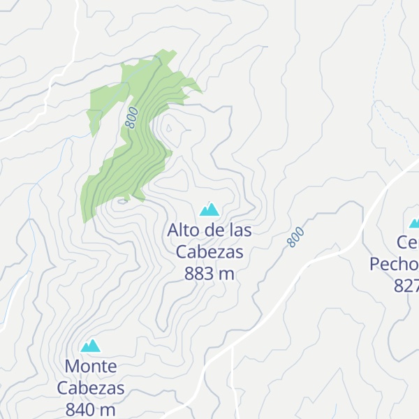 Map of Alto de las Cabezas