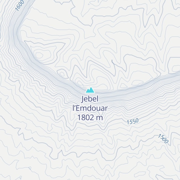Map of Jebel l’Emdouar