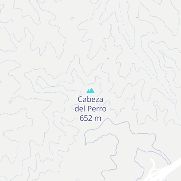 Map of Cabeza del Perro
