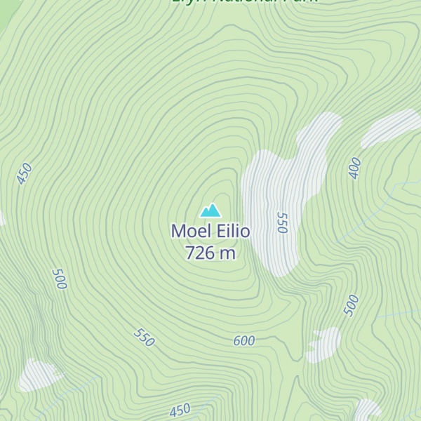 Map of Moel Eilio