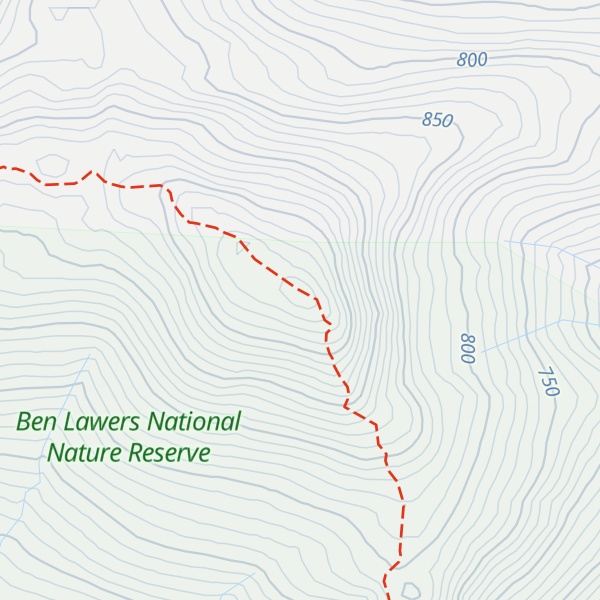 Map of Meall Greigh