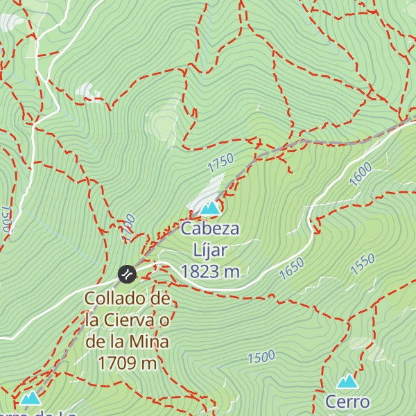 Map of Refugio Cabeza Lijar