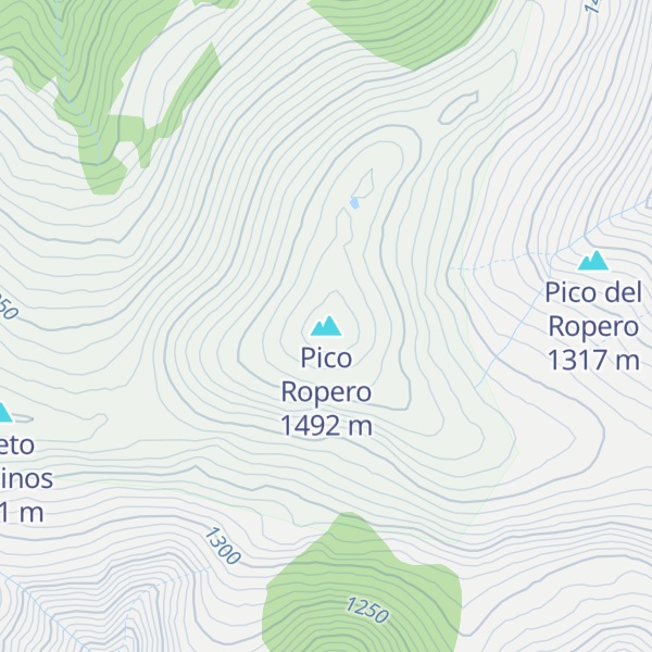 Map of Pico Ropero