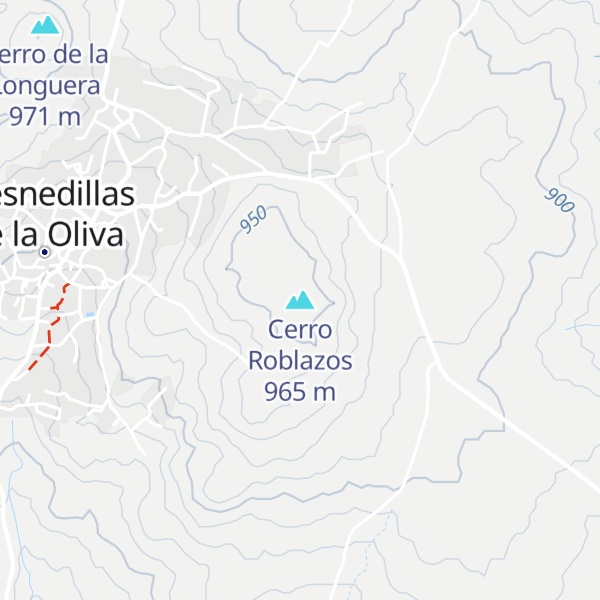 Map of Cerro Roblazos
