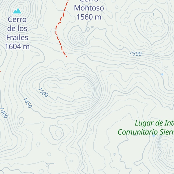 Map of Loma de la Leche