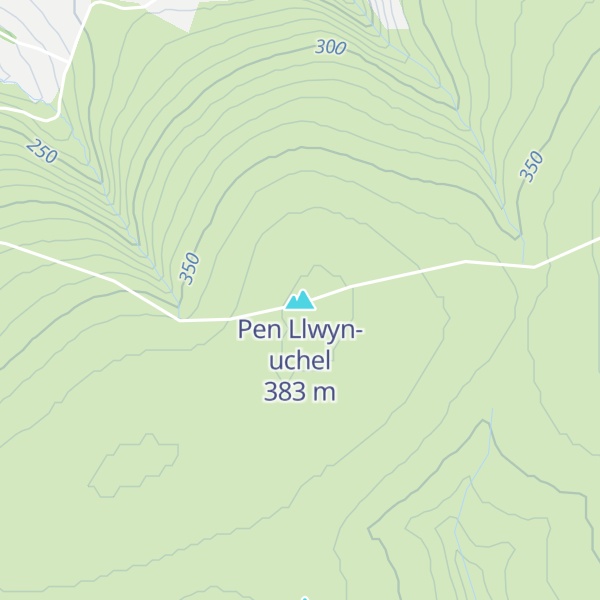 Map of Pen Llwyn-uchel
