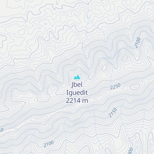 Map of Jbel Iguedit