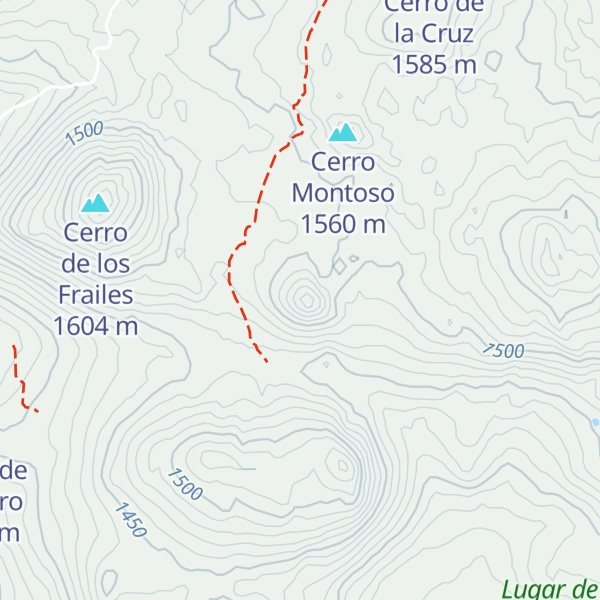 Map of Cerro del Trigo