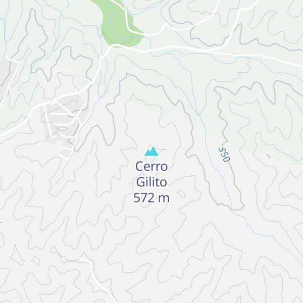 Map of Cerro Gilito
