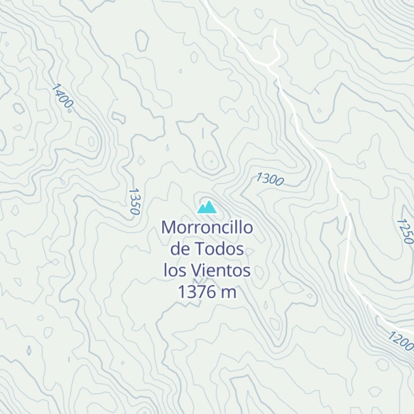 Map of Morroncillo de Todos los Vientos