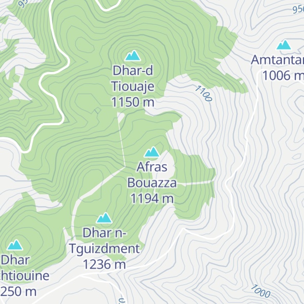 Map of Afras Bouazza