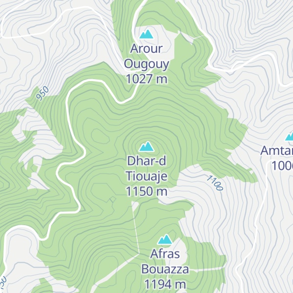Map of Dhar-d Tiouaje