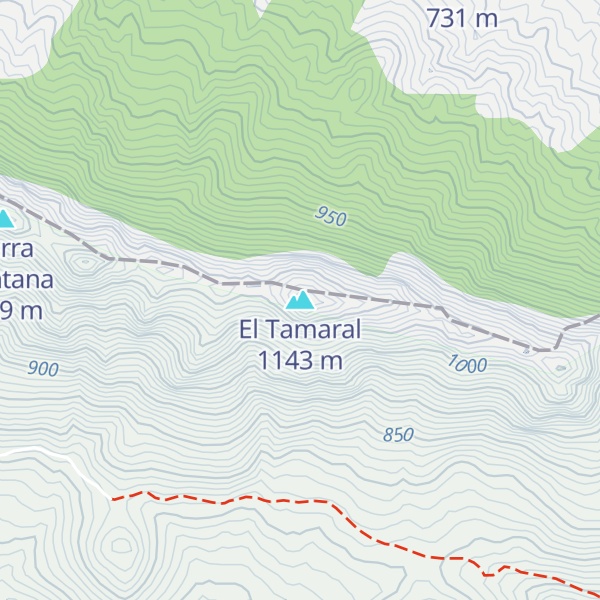 Map of El Tamaral