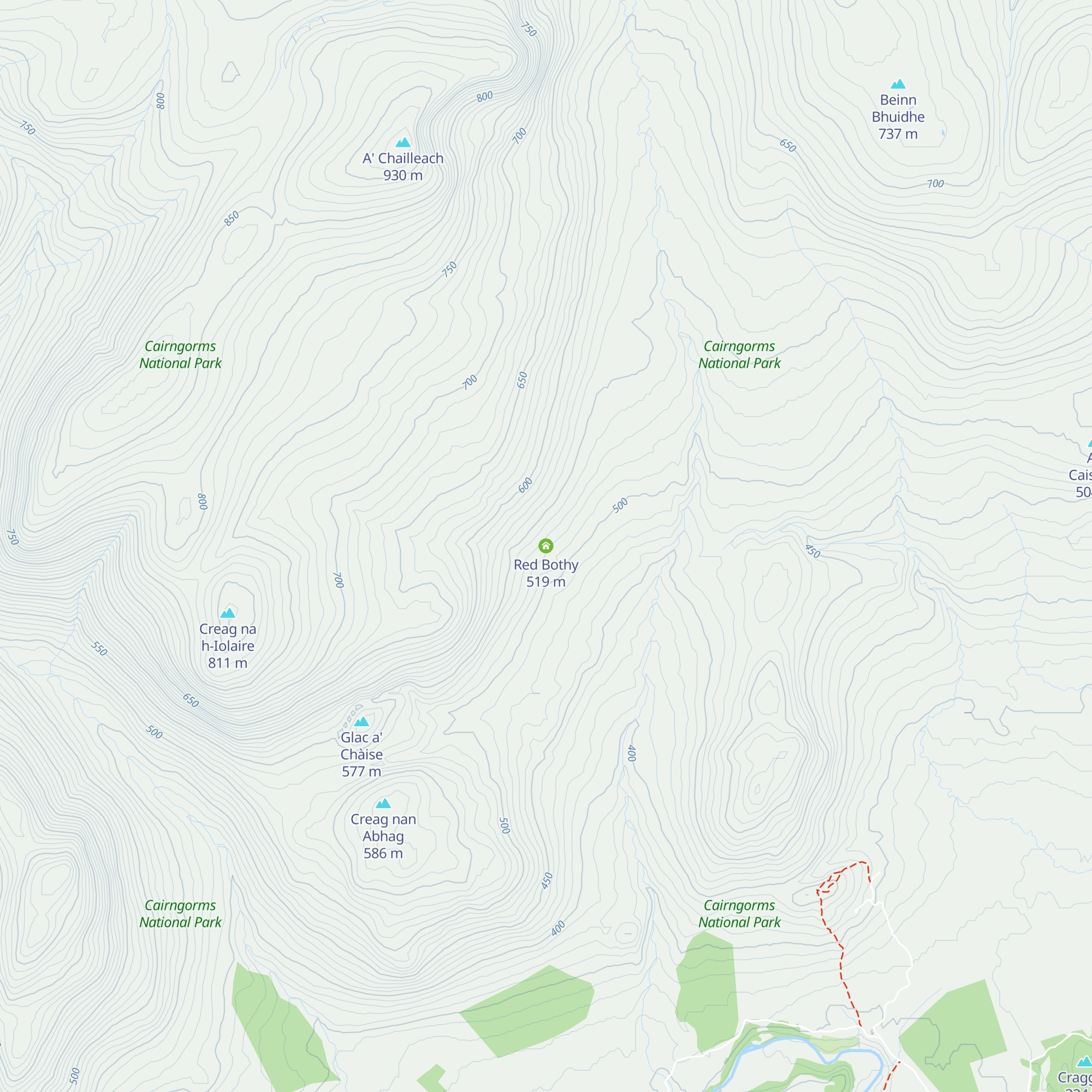 Red Bothy map
