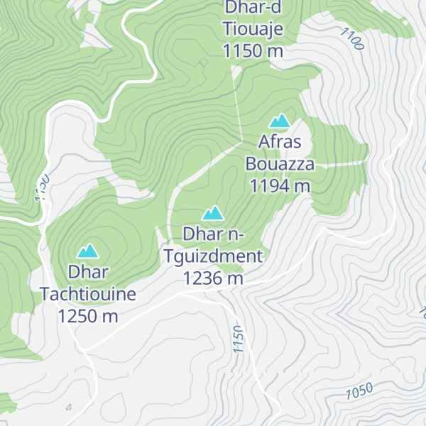 Map of Dhar n-Tguizdment