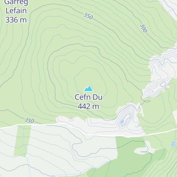 Map of Cefn Du
