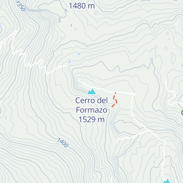 Map of Cerro del Formazo