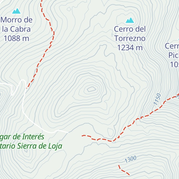 Map of Cerro del Pozuelo