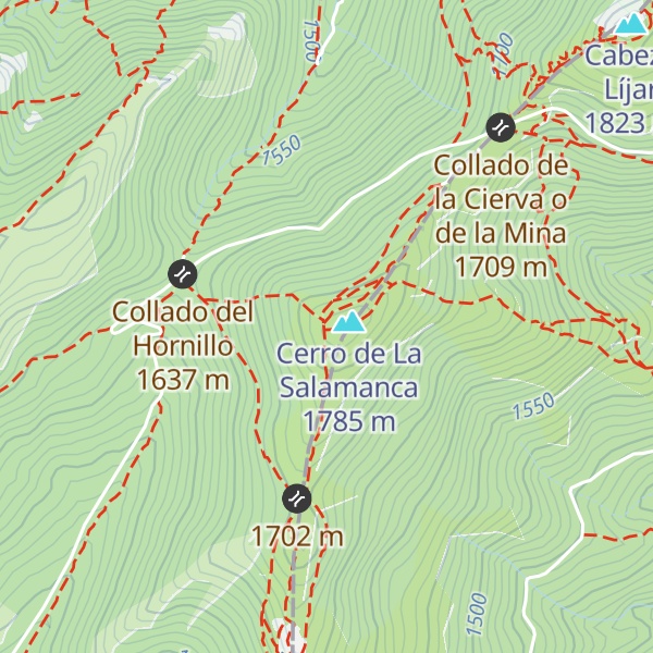 Map of Refugio La Salamanca