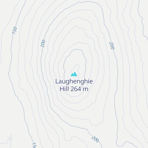 Map of Laughenghie Hill