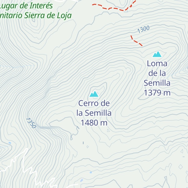 Map of Cerro de la Semilla