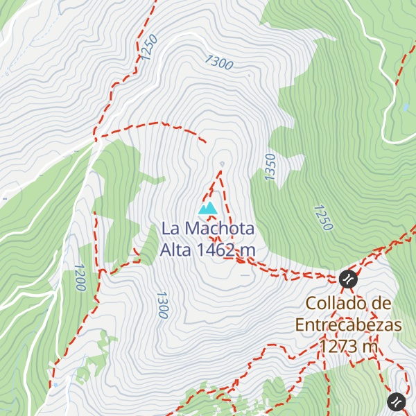 Map of La Machota Alta